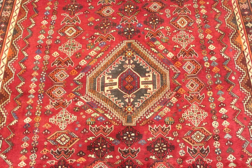 Qashqai Perserteppich aus Iran, 280 × 177 cm