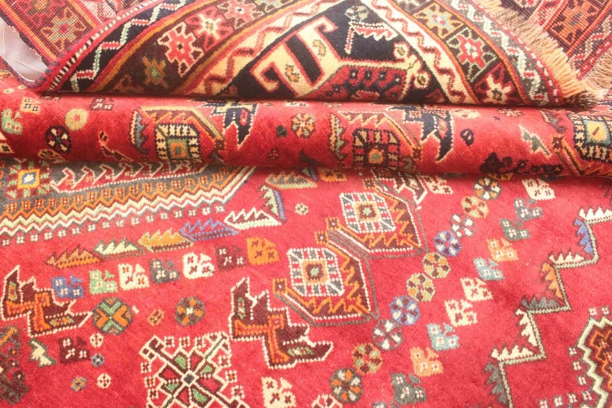 Qashqai Perserteppich aus Iran, 280 × 177 cm