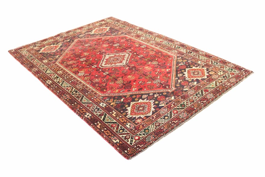 Handgeknüpfter Qashqai Perserteppich 296 × 207 cm