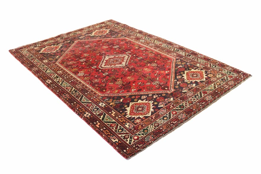 Handgeknüpfter Qashqai Perserteppich 296 × 207 cm