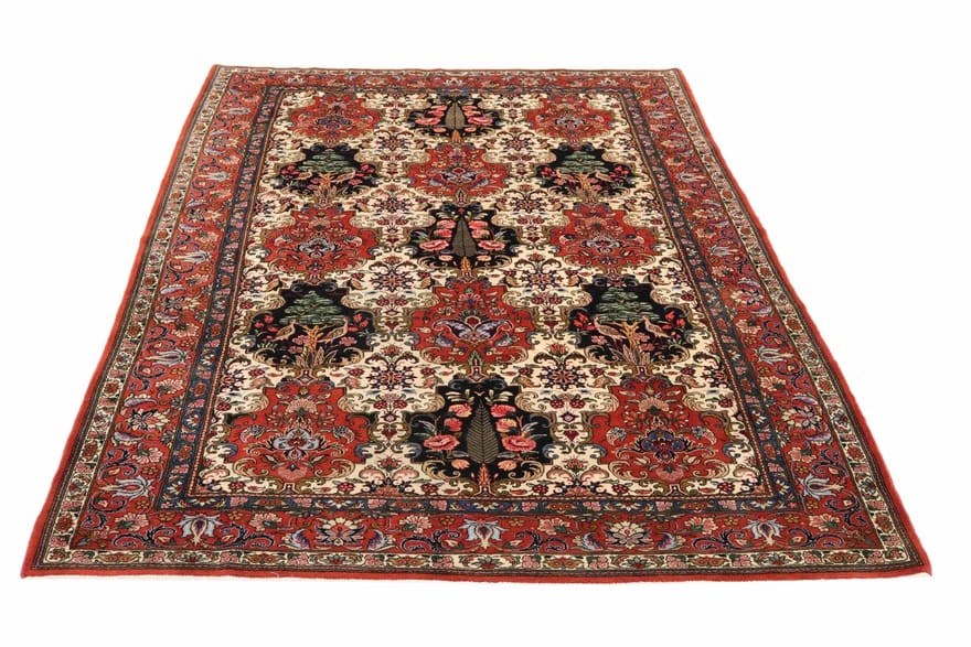 Bakhtiari Perserteppich 297 × 200 cm aus Wolle, handgeknüpft