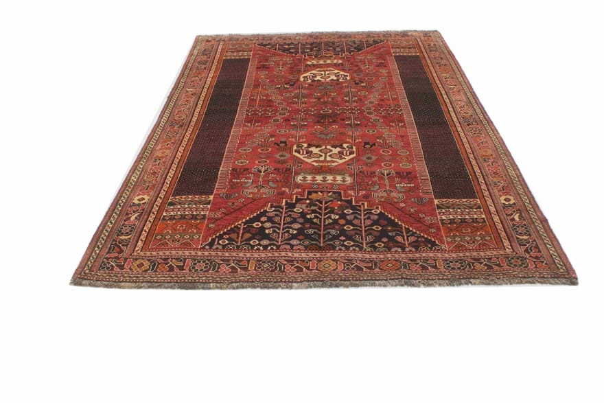 Handgeknüpfter Qashqai Perserteppich 277 × 182 cm