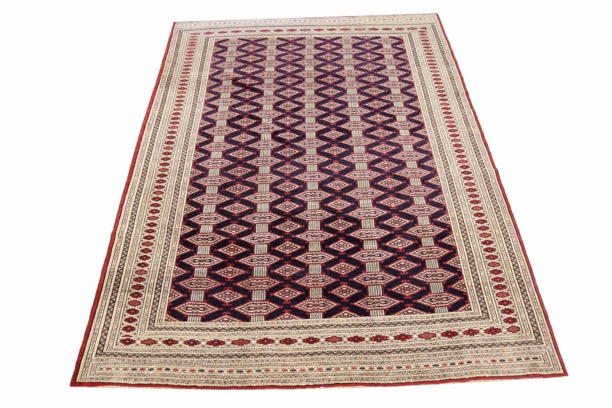 Handgeknüpfter Turkmen Perserteppich, 289 × 212 cm, Wolle