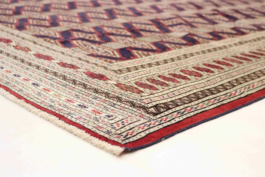 Handgeknüpfter Turkmen Perserteppich, 289 × 212 cm, Wolle