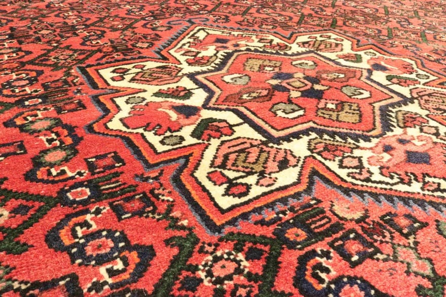 Perserteppich 306 × 204 cm aus Wolle, handgeknüpft