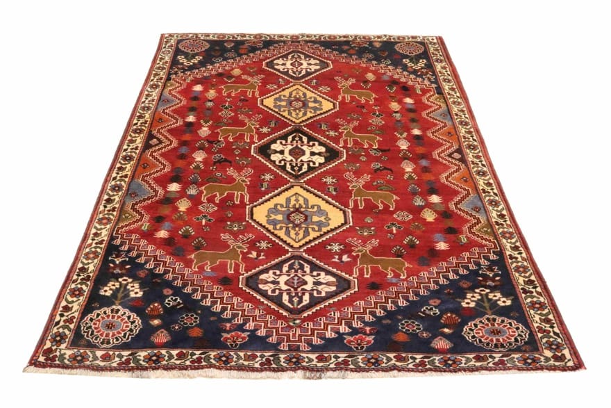Qashqai Perserteppich 287 × 175 cm aus Wolle, handgeknüpft