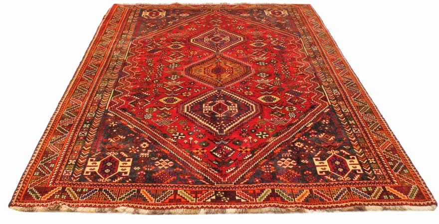 Qashqai Perserteppich aus Iran, 298 × 186 cm