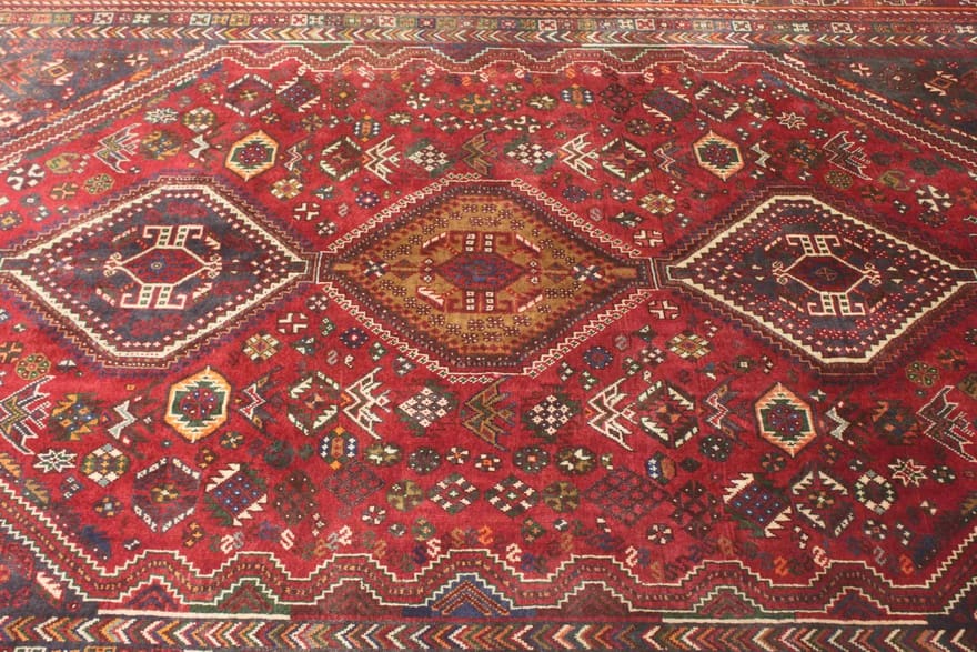 Qashqai Perserteppich aus Iran, 298 × 186 cm