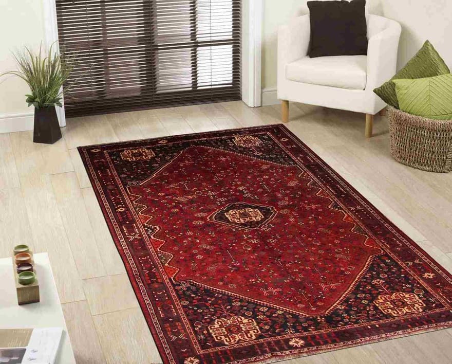 Qashqai Perserteppich aus Iran, 282 × 178 cm