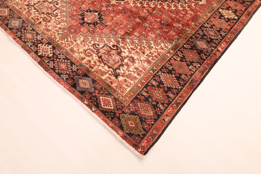 Heriz Perserteppich 334 × 240 cm aus Wolle, handgeknüpft