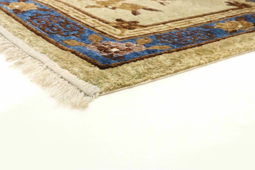 Antiker Teppich aus China, 75 × 55 cm
