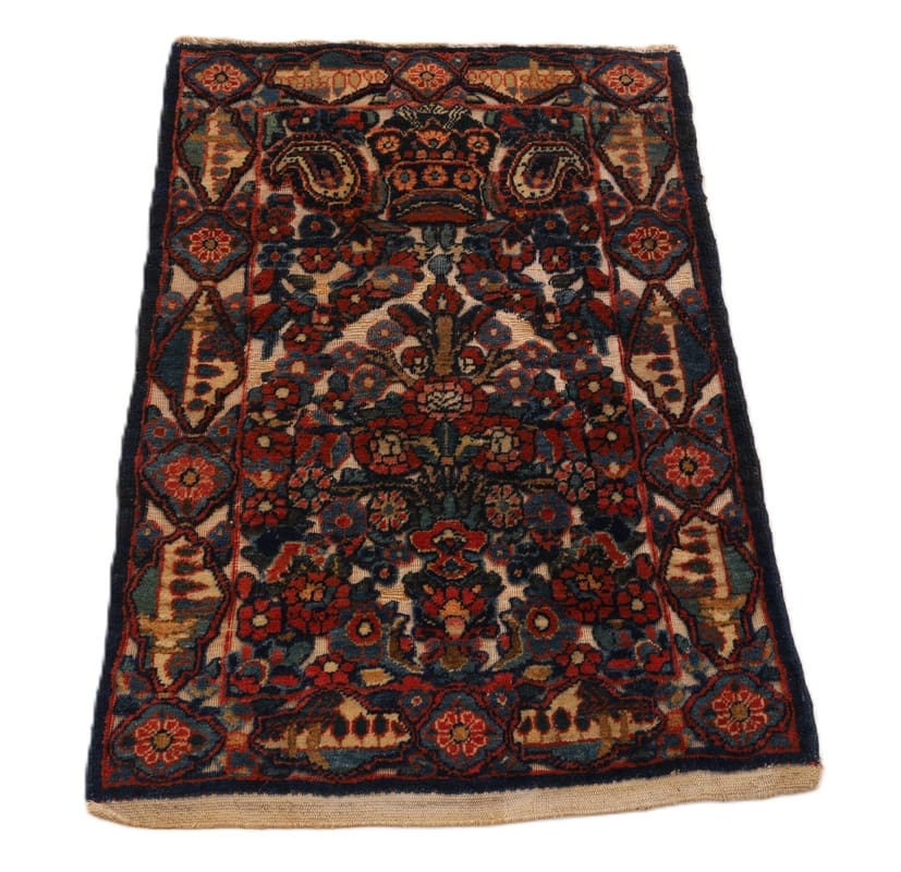 Antiker Sarough Farahan Perserteppich aus Iran, 70 × 50 cm