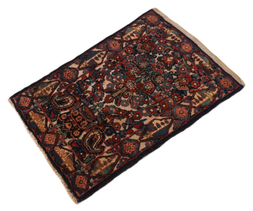 Antiker Sarough Farahan Perserteppich aus Iran, 70 × 50 cm