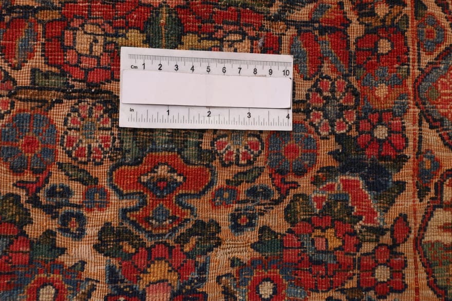Antiker Sarough Farahan Perserteppich aus Iran, 70 × 50 cm