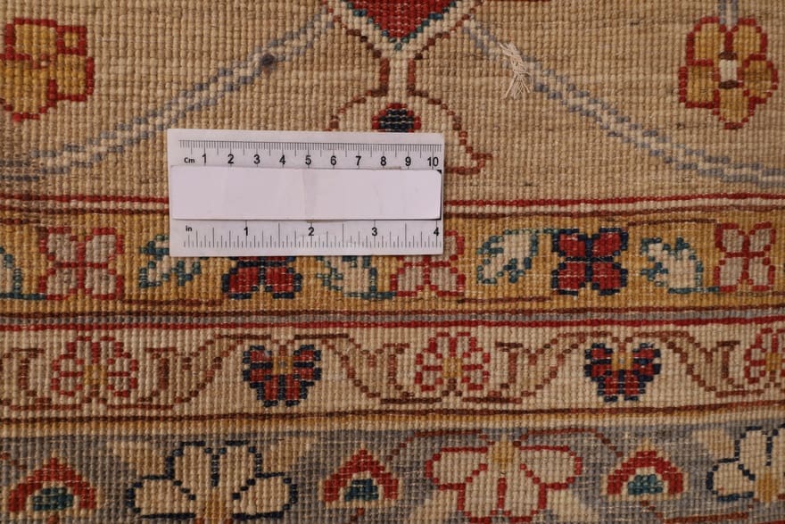 Handgeknüpfter Heriz Ziegler Orientteppich, Wolle