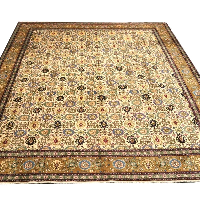 Handgeknüpfter Täbriz Perserteppich 425 × 344 cm
