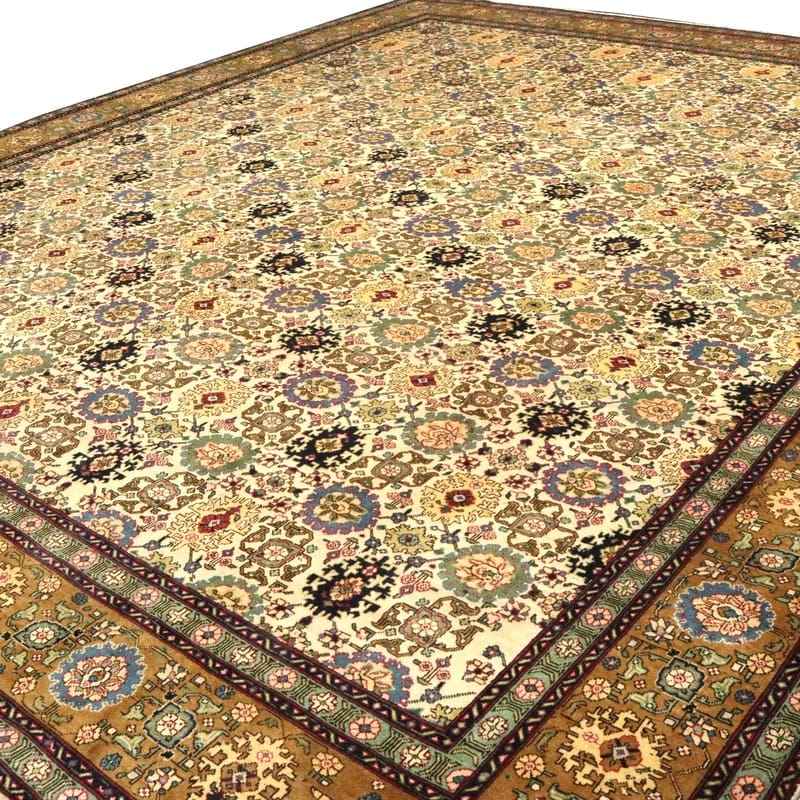 Handgeknüpfter Täbriz Perserteppich 425 × 344 cm