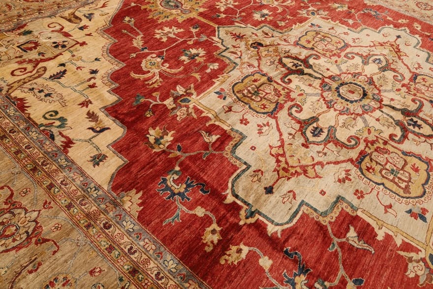 Heriz Ziegler Orientteppich aus Pakistan