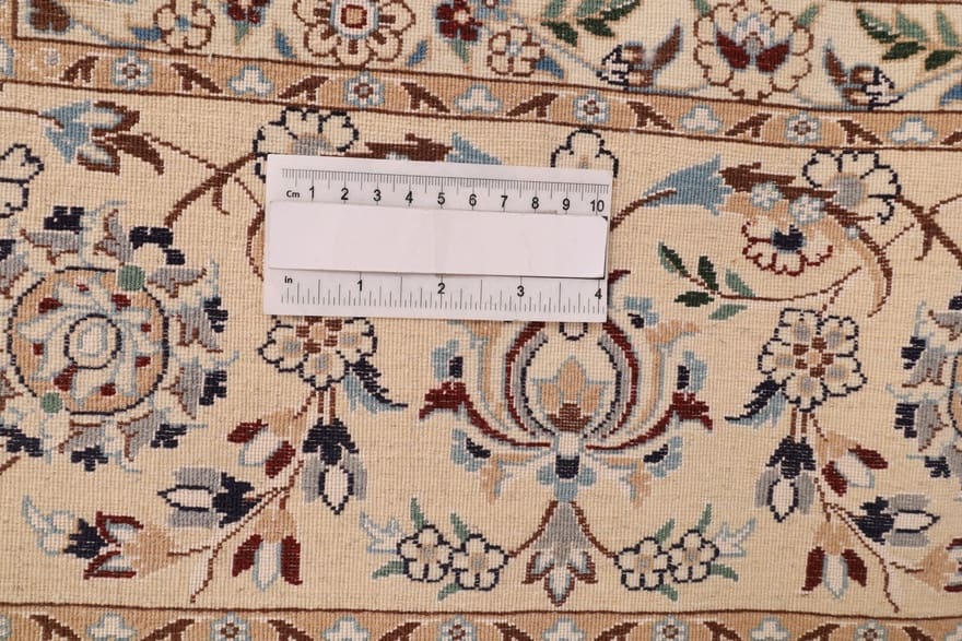 Antiker Nain Perserteppich, 265 × 176 cm, Wolle