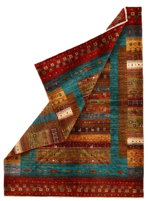 ziegler-farhan-orientteppich-243x178-cm-handgeknupft-schmutzabweisend-1 Handgeknüpfter Farahan Ziegler Orientteppich, 241 × 177 cm, Wolle