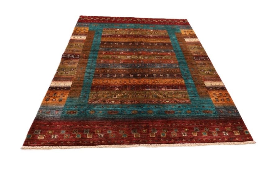 ziegler-farhan-orientteppich-243x178-cm-handgeknupft-schmutzabweisend-5 Handgeknüpfter Farahan Ziegler Orientteppich, 241 × 177 cm, Wolle