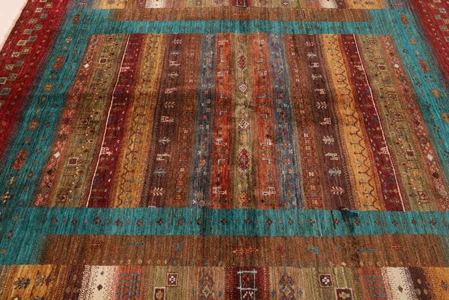 ziegler-farhan-orientteppich-243x178-cm-handgeknupft-schmutzabweisend-7 Handgeknüpfter Farahan Ziegler Orientteppich, 241 × 177 cm, Wolle