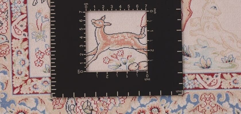 ghom-orientteppich-232x151-cm-viskose-elegant-handgeknupft-6-e1750449151135 Handgewebter Ghom Perserteppich, 230 × 150 cm, Seide
