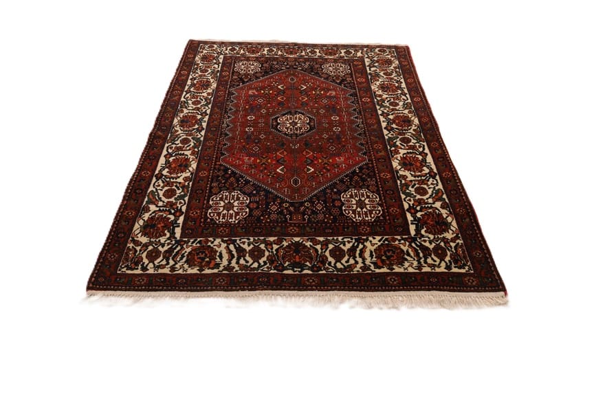 Antiker Perserteppich, 220 × 160 cm, Wolle & Seide