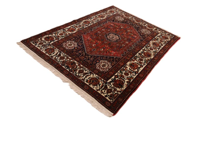 Antiker Perserteppich, 220 × 160 cm, Wolle & Seide