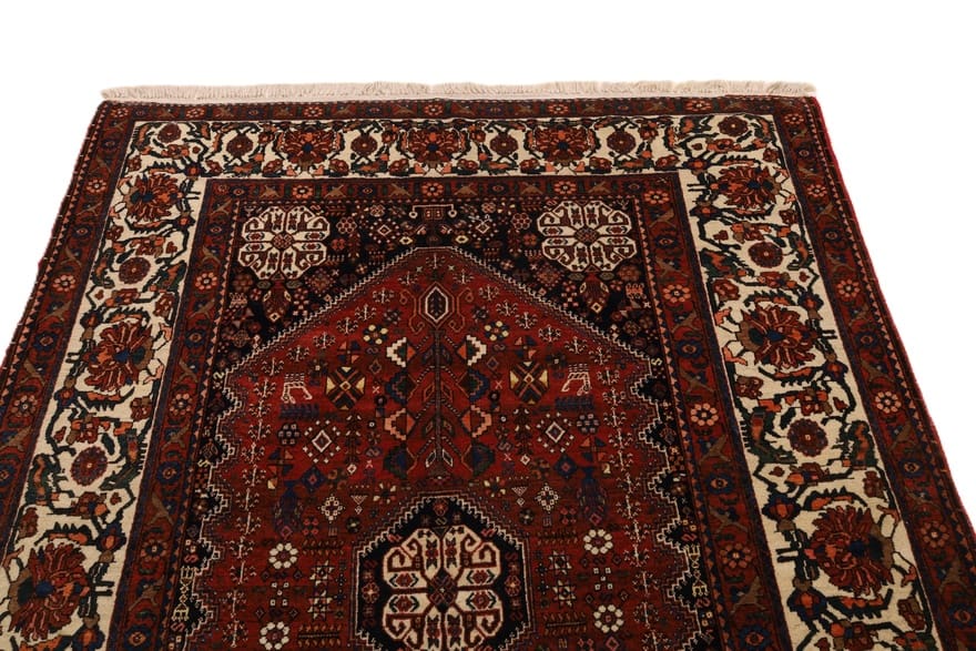 Antiker Perserteppich, 220 × 160 cm, Wolle & Seide