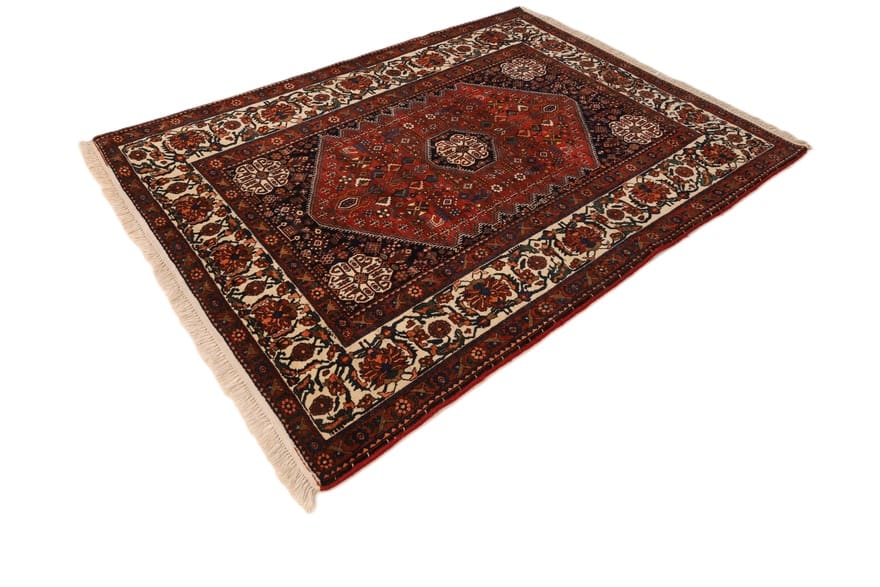 Antiker Perserteppich, 220 × 160 cm, Wolle & Seide