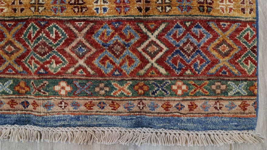 Ziegler Orientteppich 260 × 166 cm aus Wolle, handgeknüpft