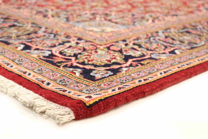 Kashan Perserteppich 225 × 144 cm aus Wolle, handgeknüpft