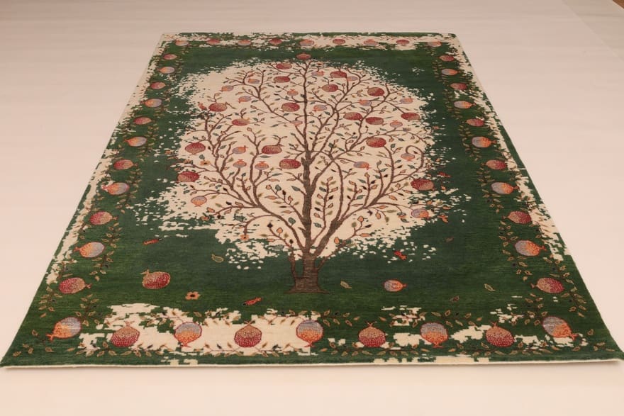 Handgeknüpfter Loribaft Orientteppich, 243 × 170 cm, Wolle