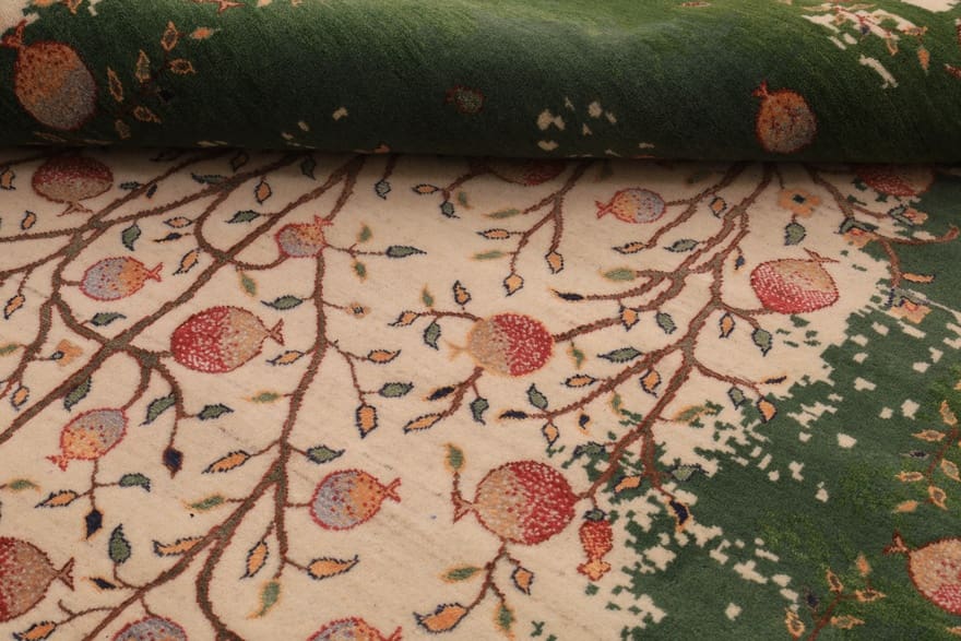 Handgeknüpfter Loribaft Orientteppich, 243 × 170 cm, Wolle