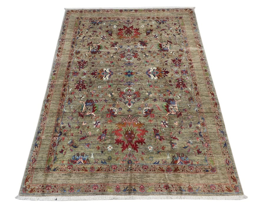 Handgeknüpfter Ziegler Orientteppich, 253 × 175 cm, Wolle