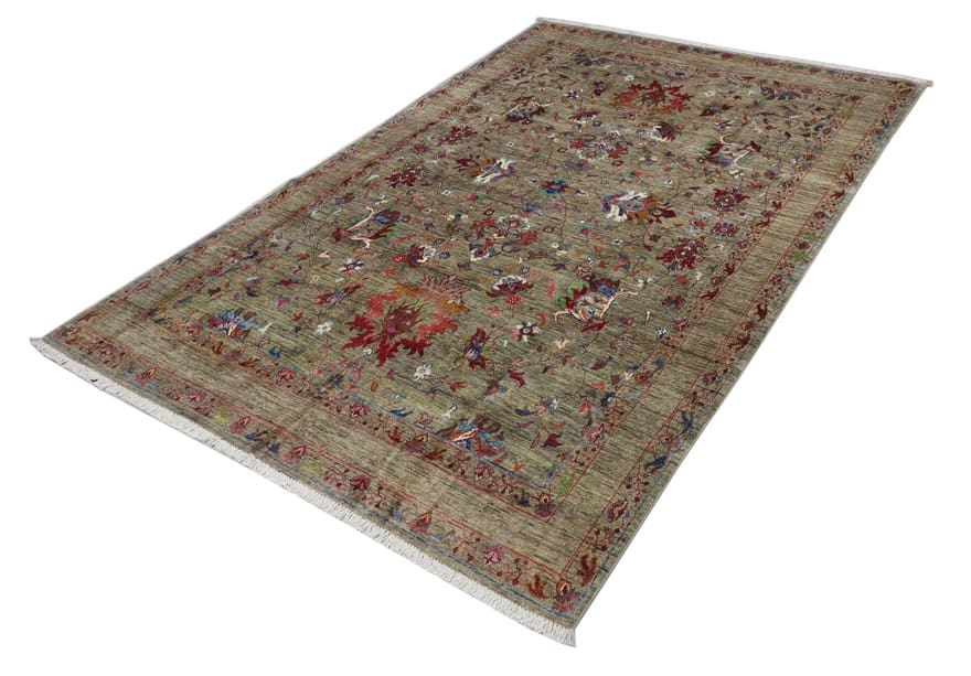 Handgeknüpfter Ziegler Orientteppich, 253 × 175 cm, Wolle