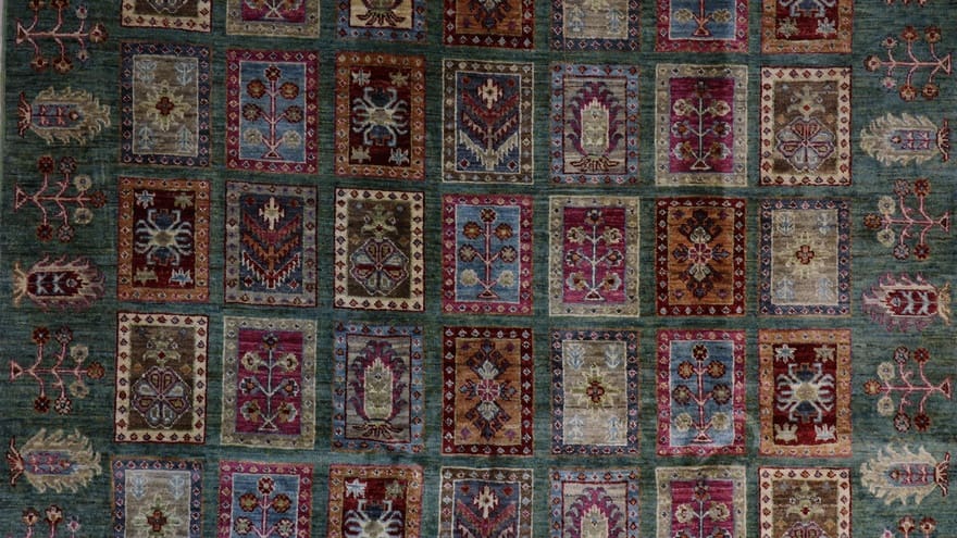 orientteppich-ziegler-234x167-traditionelles-design-handgeknupft-6 Handgeknüpfter Ziegler Orientteppich 232 × 166 cm
