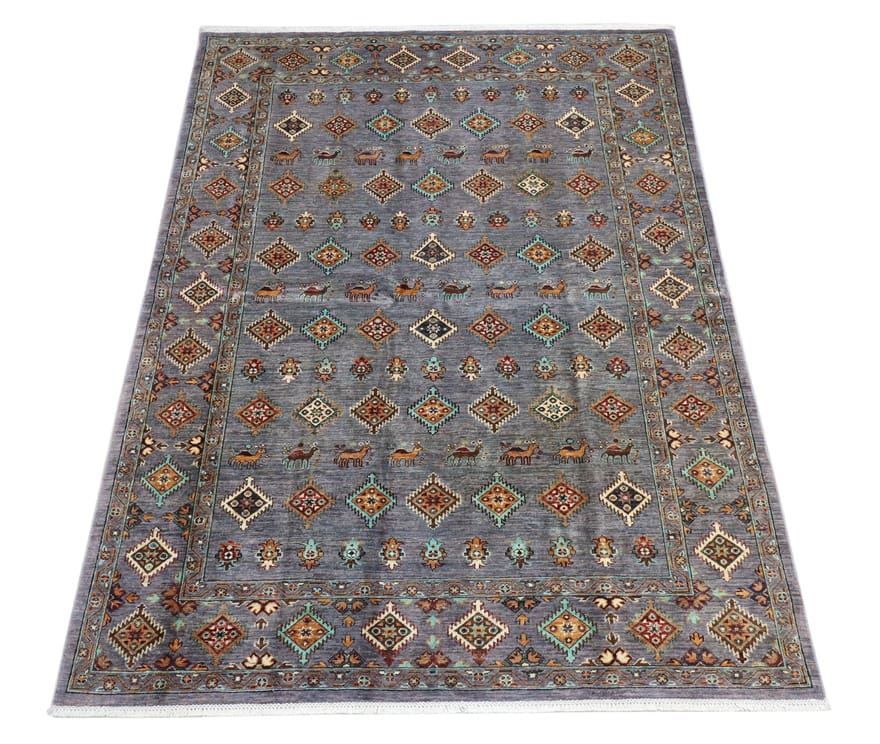 Handgeknüpfter Ziegler Orientteppich, 239 × 172 cm, Wolle