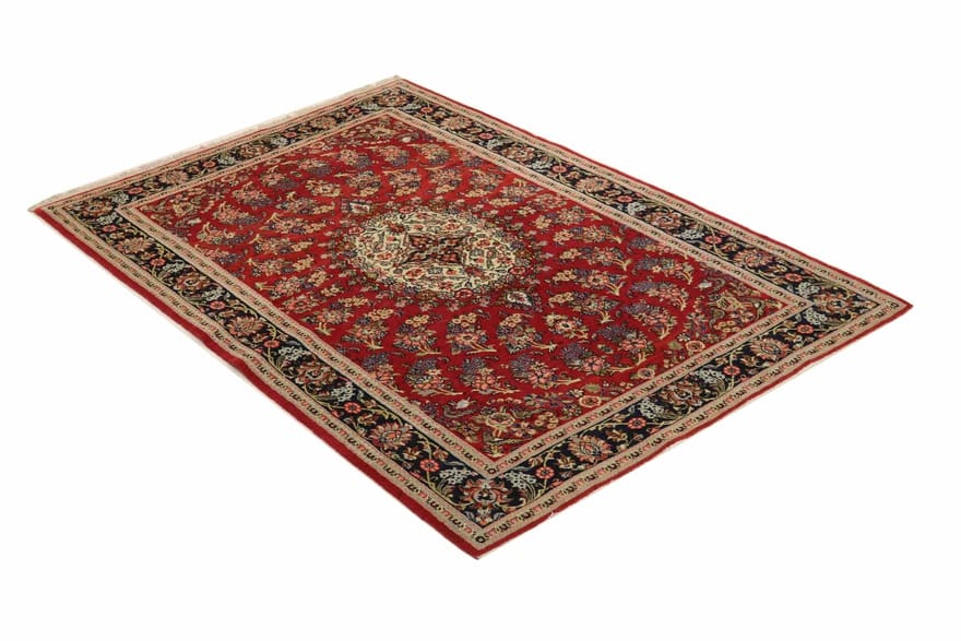 Ghom Perserteppich aus Iran, 220 × 145 cm