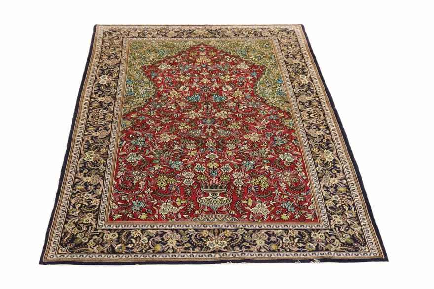 Ghom Perserteppich aus Iran, 238 × 145 cm