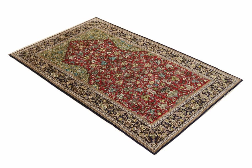 Ghom Perserteppich aus Iran, 238 × 145 cm