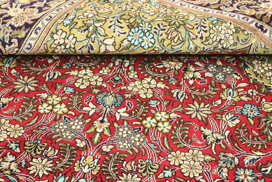Ghom Perserteppich aus Iran, 238 × 145 cm