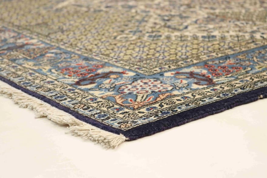 Handgeknüpfter Ghom Perserteppich, 216 × 141 cm, Wolle