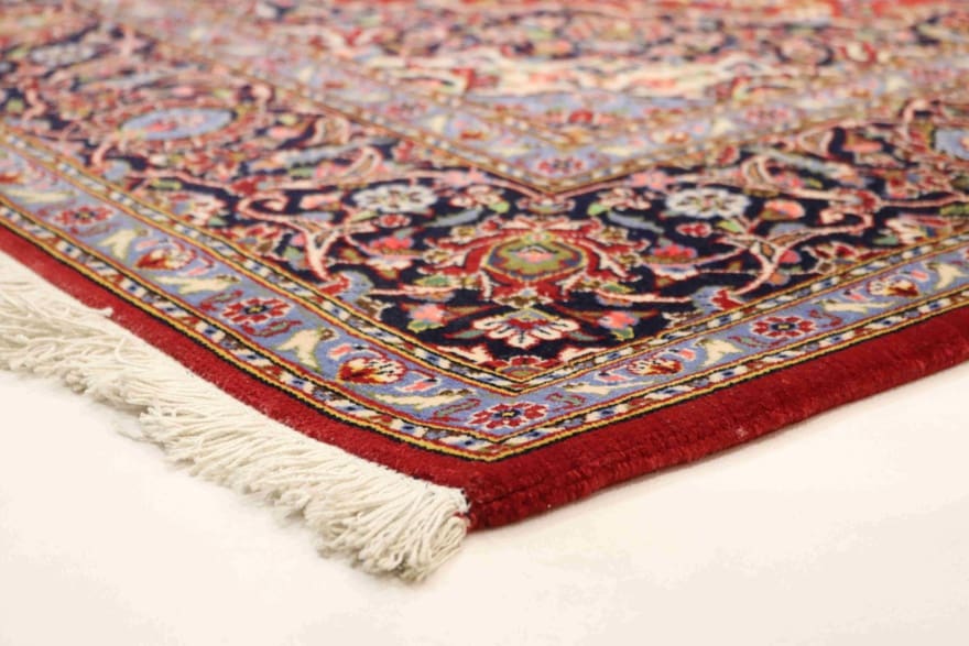 Kashan Perserteppich aus Iran, 222 × 142 cm