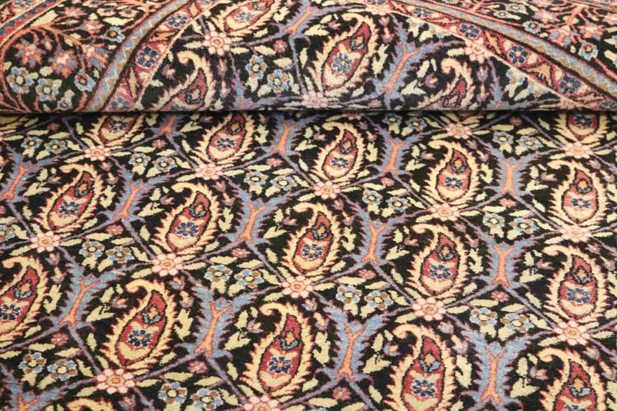 orientteppich-semnan-232x151-cm-wolle-baumwolle-handgeknupft-5 Perserteppich antik, 230 × 150 cm, Wolle