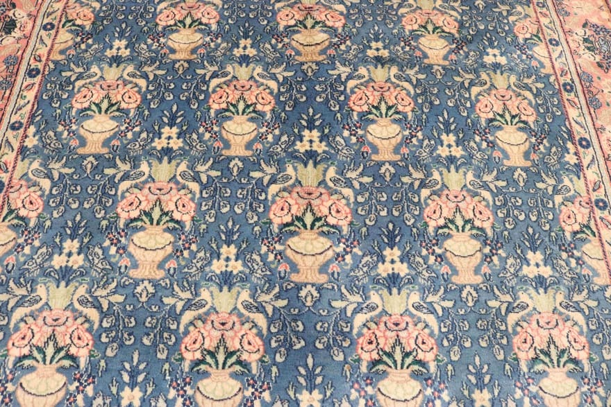 Mashhad Perserteppich aus Iran, 226 × 171 cm