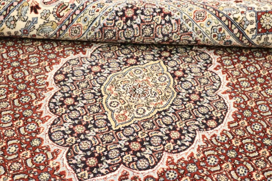 Moud Perserteppich aus Iran, 249 × 165 cm