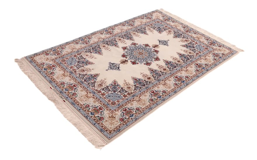 Handgeknüpfter Isfahan Perserteppich 203 × 130 cm