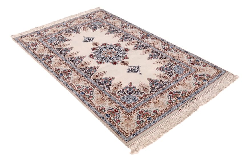 Handgeknüpfter Isfahan Perserteppich 203 × 130 cm